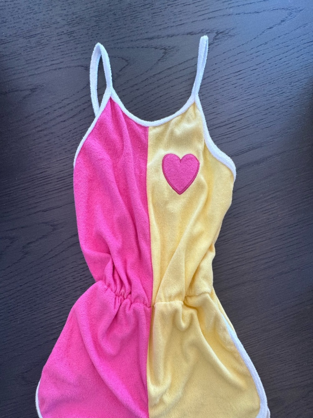 Lola + the Boys Terry Cloth Romper